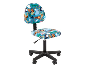 Кресло CHAIRMAN ТИН (Kids) 104 Черный пластик (black) images