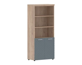 Шкаф с 1 комплектом глухих малых дверей и топом 854х452х1958 Torr Люкс images