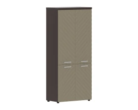 Шкаф с глухими средними и малыми дверьми 854х452х1958 Torr Люкс images