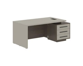 Стол руководителя с тумбой, правый 1800х900х750 Веллион / Velion images