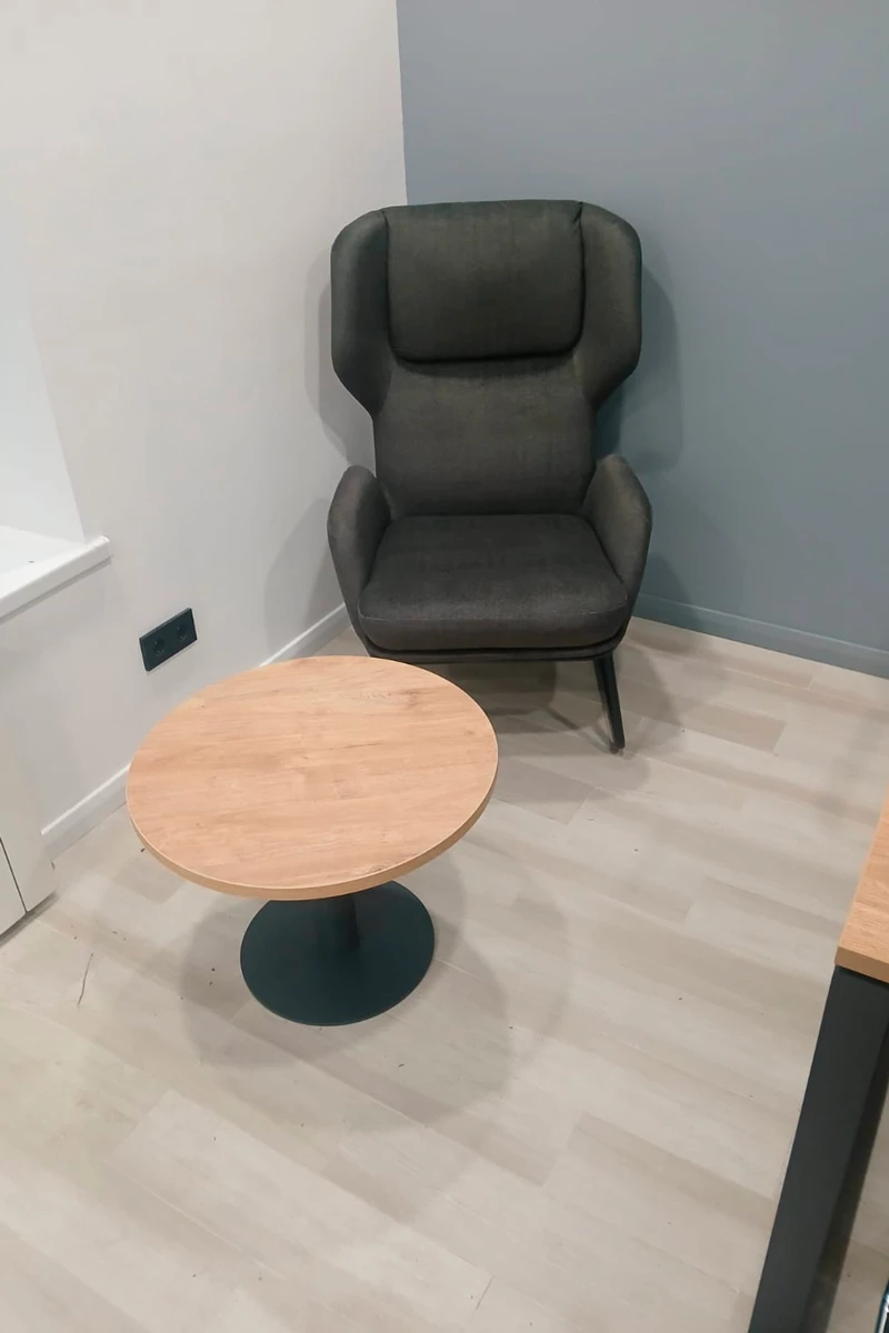 Журнальный столик круглый VR.SP-5-60.1G Home Office фото в интерьере 1